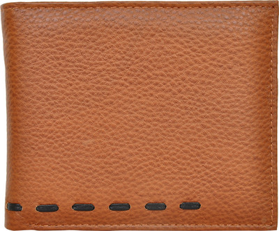 

Chandair Men Brown Genuine Leather Wallet(6 Card Slots), Brown & black