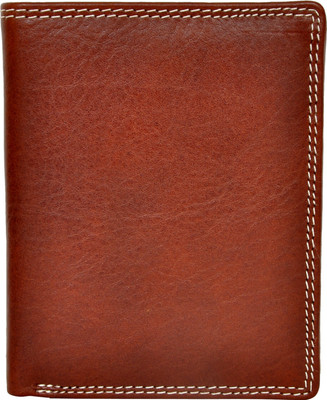 

Chandair Men Brown Genuine Leather Wallet(9 Card Slots), Dark penny brown