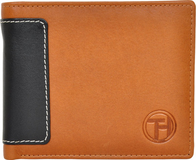

Chandair Men Brown Genuine Leather Wallet(9 Card Slots), Brown & black