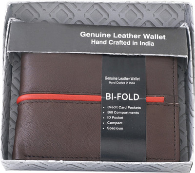 

msepl Men Tan Genuine Leather Wallet(9 Card Slots)