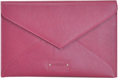 MANDAVA Women Casual Pink Genuine Leather Wallet