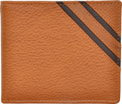 

Chandair Men Brown Genuine Leather Wallet(9 Card Slots), Brown & black