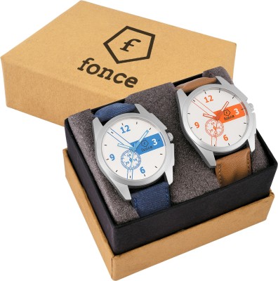 fonce New stylish furious analog watches combo for men and boy's Watch  - For Men   Watches  (Fonce)