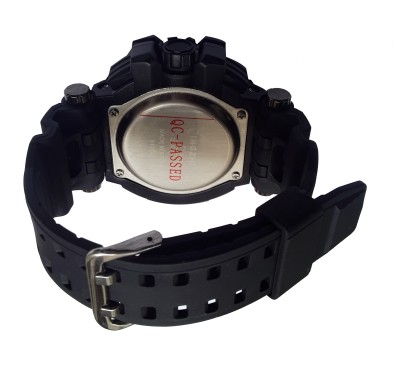 PTCMart S SHOCK 01 Black Strap Watch Sport Quartz Wrist Men Mens Analog Digital Watch  - For Boys   Watches  (PTCMart)