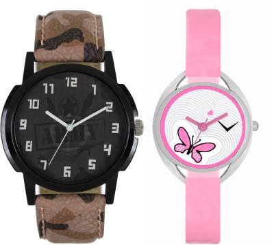 CM Couple Watch With Stylish And Designer Printed Dial Fast Selling L_V023 Watch  - For Men & Women   Watches  (CM)