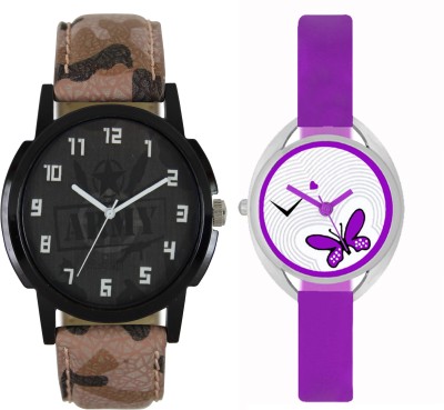 CM Couple Watch With Stylish And Designer Printed Dial Fast Selling L_V022 Watch  - For Men & Women   Watches  (CM)