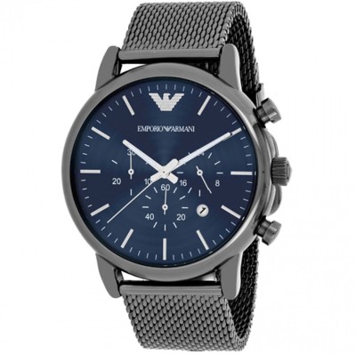 Emporio Armani AR1979 Sport Blue Dial Chronograph Classic Watch  - For Men   Watches  (Emporio Armani)