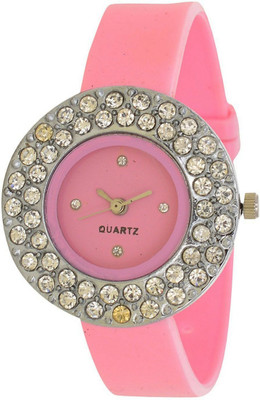 

vk sales Pink Designer Dial Watch - For Women