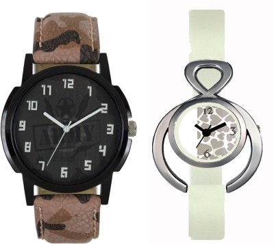 CM Couple Watch With Stylish And Designer Printed Dial Fast Selling L_V030 Watch  - For Men & Women   Watches  (CM)