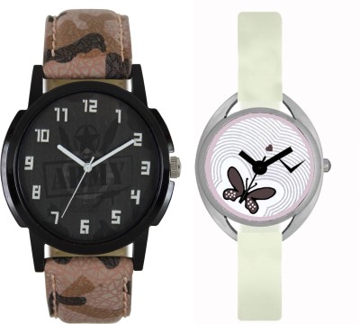 CM Couple Watch With Stylish And Designer Printed Dial Fast Selling L_V025 Watch  - For Men & Women   Watches  (CM)