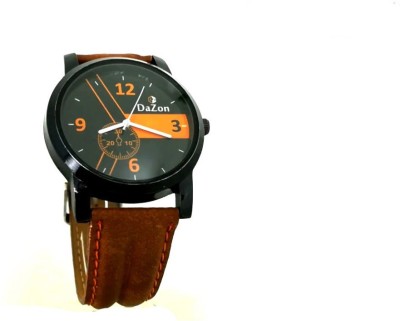 PTCMart Mens Quartz Wrist Watch Brown Leather Ultra Thin Slim Watch  - For Men   Watches  (PTCMart)