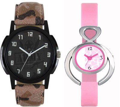CM Couple Watch With Stylish And Designer Printed Dial Fast Selling L_V028 Watch  - For Men & Women   Watches  (CM)