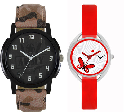 

CM Couple Watch With Stylish And Designer Printed Dial Fast Selling L_V024 Watch - For Men & Women