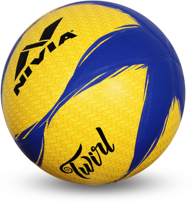 

Nivia Twirl Volleyball - Size: (Yellow