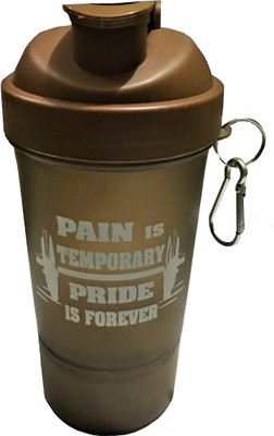 

MnI MnI-2 in 1 Shaker 600 ml Shaker(Pack of 1, Brown)