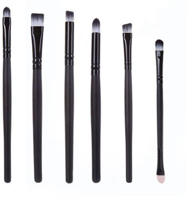 

Gugzy 6PC Makeup Brushes Multipurpose Tool Cosmetic Multifunctional Synthetic Flat Eyeshadow Brush Organizer Applicator Tool For Women Lady(Pack of 6)