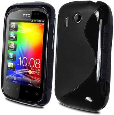 Flipkart SmartBuy Back Cover for HTC Explorer A310e (Pico)(Black, Grip Case)