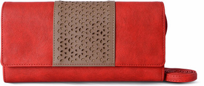 

Baggit Casual Red Clutch