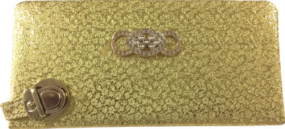 

VEENA Party Gold Clutch