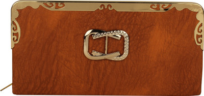 

Savitri Arts Casual Brown Clutch