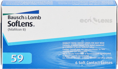 

Bausch & Lomb SOFLENS 59 MONTHLY DISPOSABLE LENS Monthly Contact Lens(7.75, Clear, Pack of 6)