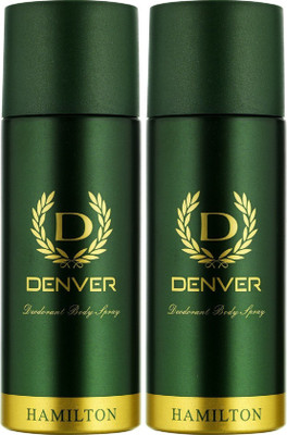 DANVER HAMILTON Deodorant Spray - For Men(150 ml, Pack of 2)