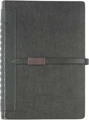 

Viva B5 Diary(200 Pages 80 GSM Magnetic Sleek Loop Closure, Black)