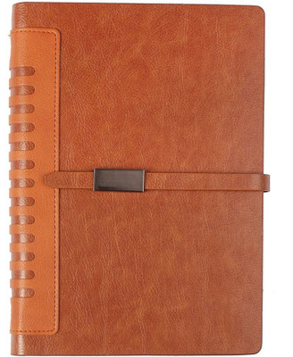 

Viva B5 Diary(200 Pages 80 GSM Magnetic Sleek Loop Closure, Tan)