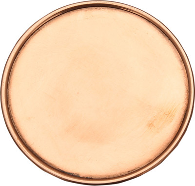 

Rustik Crafts Pure Copper Round Coaster(75 Grams, Dia- 4 Inch) Dinner Set(Copper)