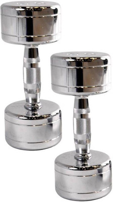 

HOMMER DM-STEEL-20KG COMBO16 Fixed Weight Dumbbell(20 kg), Silver