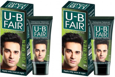 u-b fair face cream for men (pack of 2)(30 g)