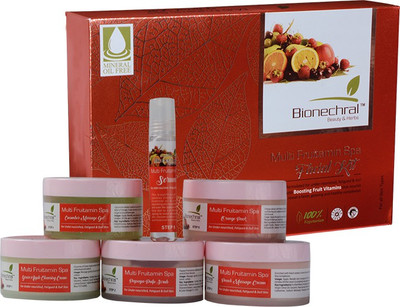 

Bionechral Multi Fruitamin Spa Facial Kit 280 g(Set of 6)