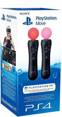 

Sony Move twin pack and Camera bundle Motion Controller(Black, For PS4)