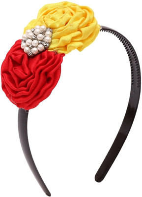 

Dchica Flower Design Handicrafted Hair Band(Multicolor)