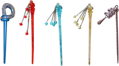 

Yashasvi combo of juda sticks Bun Stick(Multicolor)