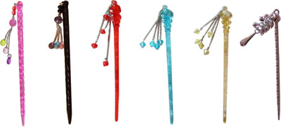 

Yashasvi combo of juda sticks Bun Stick(Multicolor)