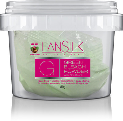 

Lansilk Professional Lightening Green Bleach Powder 80g Hair Color(0)