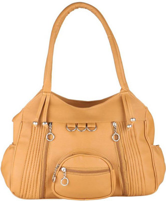 FUN STOP Hand-held Bag(Tan)