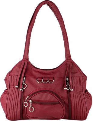

FUN STOP Hand-held Bag(Maroon)