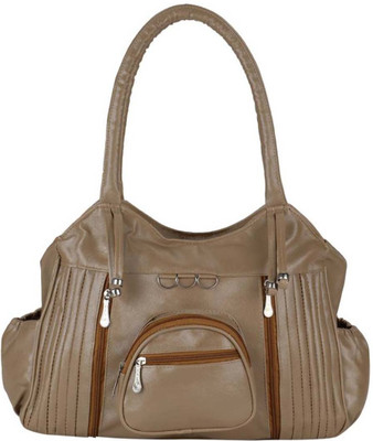 

FUN STOP Hand-held Bag(Brown)
