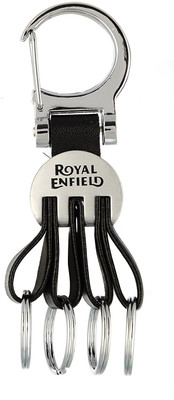 

KAUSAL KF Moto Biker Royal Enfield Leatheric Key Locking Keychain Key Chain