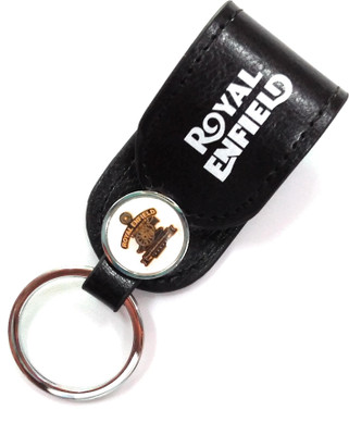 

kAUSAL KF Biker Faux Leather Metallic Key Chain (BLACK) Key Chain