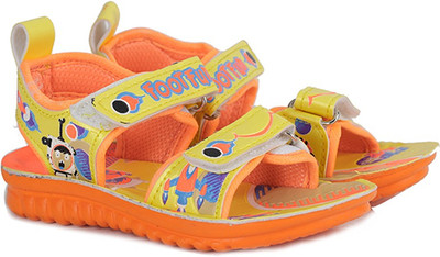 

Footfun by Liberty Boys & Girls Velcro Sports Sandals(Yellow