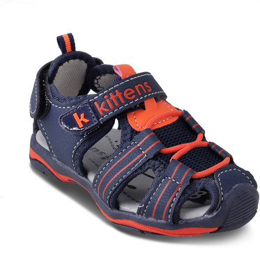 

KITTENS Boys Velcro Sports Sandals(Blue, Royal