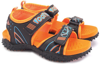 

Footfun by Liberty Boys & Girls Velcro Strappy Sandals(Orange
