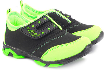 

Footfun by Liberty Boys & Girls Slip on Running Shoes(Green