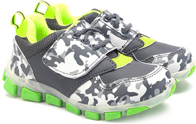 

Footfun by Liberty Boys & Girls Velcro Sneakers(Green, P.green
