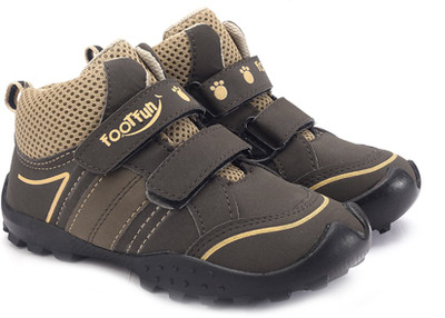

Footfun by Liberty Boys & Girls Velcro Casual Boots(Brown
