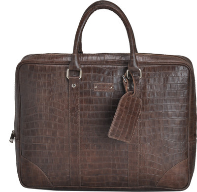 MANDAVA 15.6 inch Laptop Messenger Bag(Brown)