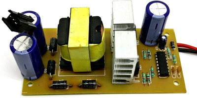 TECH AND TRADE DIY 12V DC TO 24 V DC 5 AMP CONVERTER POWER SUPPLY 3055 TRANSISTOR 4440 IC KIT(Multicolor) TECH AND TRADE DIY 12V DC TO 24 V DC 5 AMP CONVERTER POWER SUPPLY 3055 TRANSISTOR 4440 IC KIT(Multicolor)